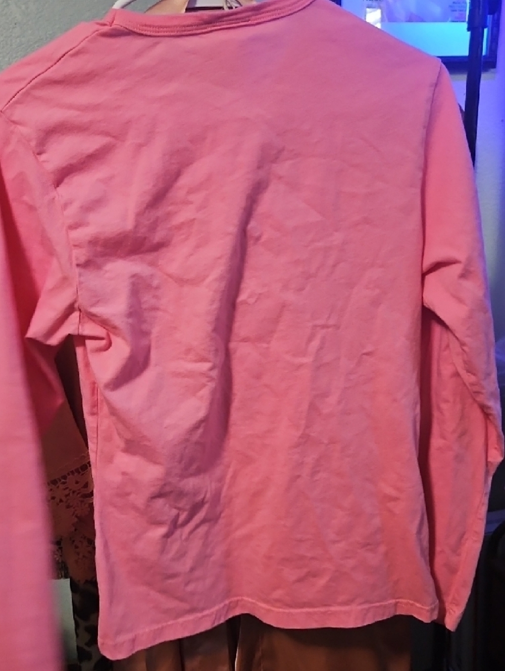 Girls' Pink Long-Sleeve Graphic Tee by Bubba Gump - Picture 5 of 5